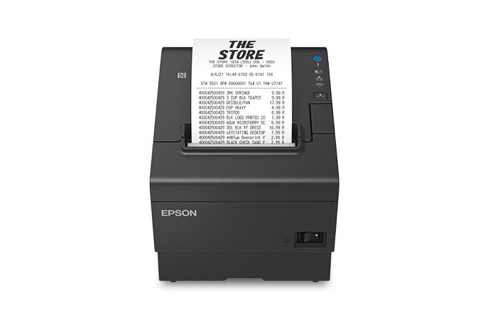 Epson TM-T88VII OmniLink Single-Station Thermal Receipt Printer | Fixed USB, Ethernet and Wireless