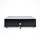 Star Micronics CD4 Choice Series black POS cash drawer 14x16 inch printer driven