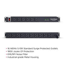 CyberPower 16 outlet rackmount surge protector enhanced bullets
