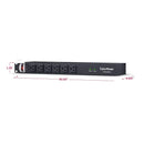 CyberPower 16 outlet rackmount surge protector enhanced dimensions