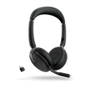 jabra evolve2 65 flex wireless stereo Microsoft Teams headset hybrid anc USB-C