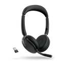 jabra evolve2 65 flex wireless stereo Unified Communication headset hybrid anc USB-A
