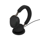 jabra evolve3 75 wireless headset charging pad usb c black UC