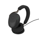 jabra evolve3 85 wireless headset charging pad usb c black MS