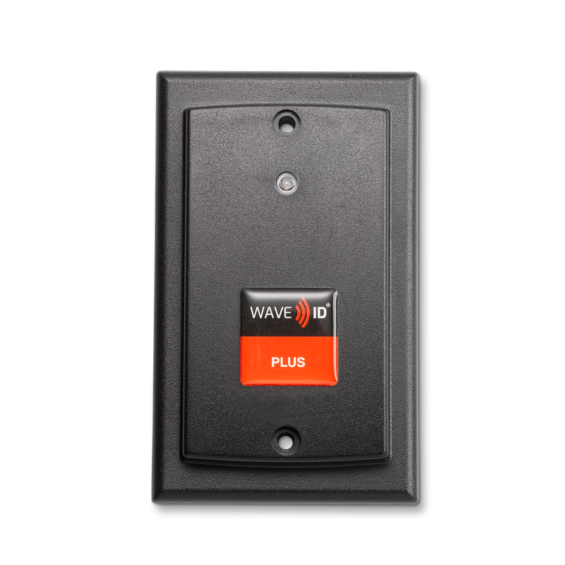 RFIdeas RDR-805W1BKE-P WAVE ID Plus Keystroke Surface Mount Black TCP/IP Ethernet POE Reader