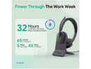 yealink bh74 headset with stand battery time