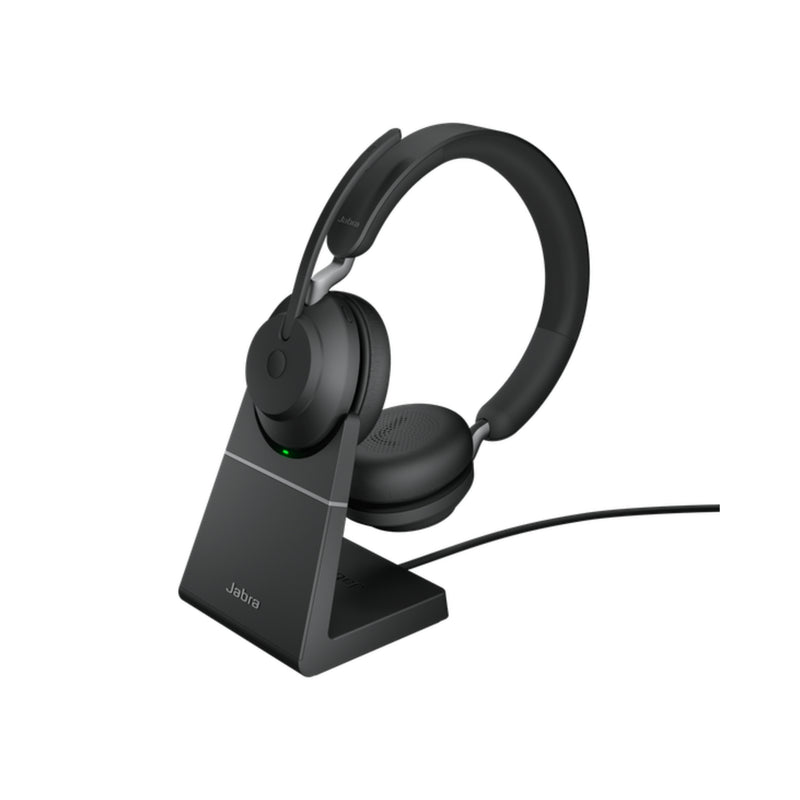 Jabra Evolve2 65 wireless with charging stand