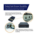 MultiPro Black Cash Drawer with Dual Media Slot of APG