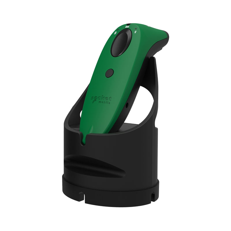Socket Mobile S740 Barcode Reader Green with black stand