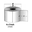 zebra z-select 4000d 4x3 in 2280 roll 4 packs